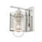 Z-Lite Kipton 1 Light Wall Sconce, Polished Nickel & Clear 3037-1S-PN - alternate 7